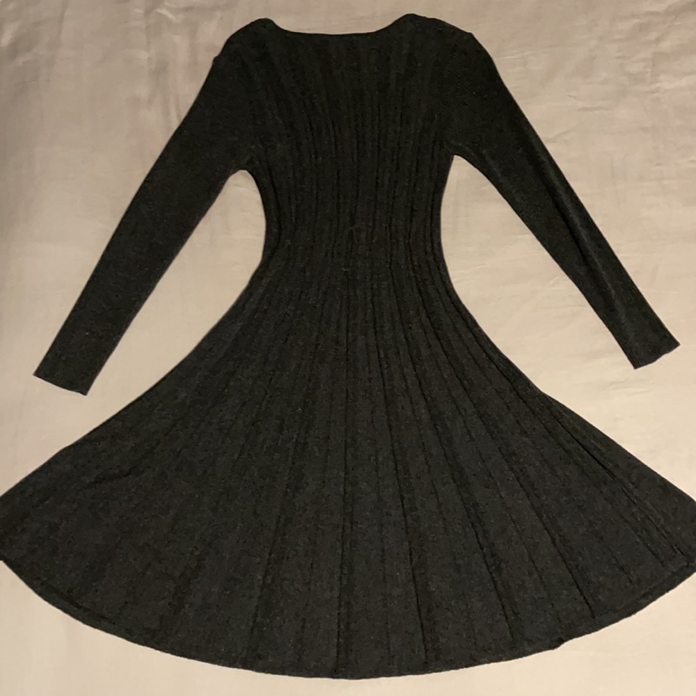 Dress barn grey sweater dress - Picture 3 of 3